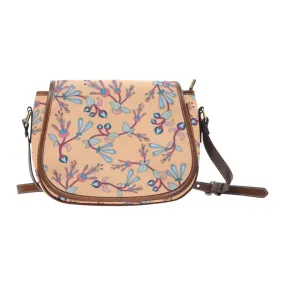 Swift Floral Peache Saddle Bag/Small