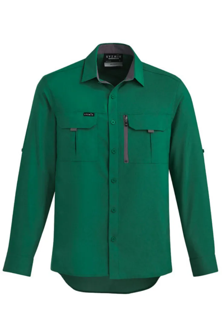 SYZMIK ZW460 OUTDOOR SHIRT MENS L/S 4 GREAT COLOURS