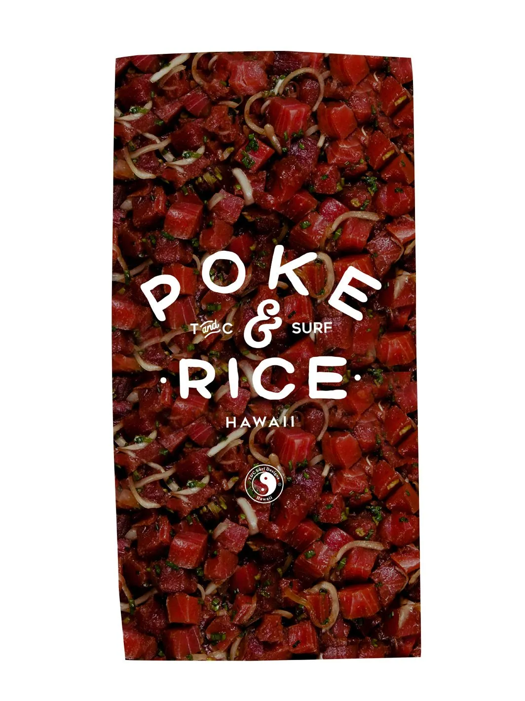 T&C Surf Poke and Rice Microfiber Towel