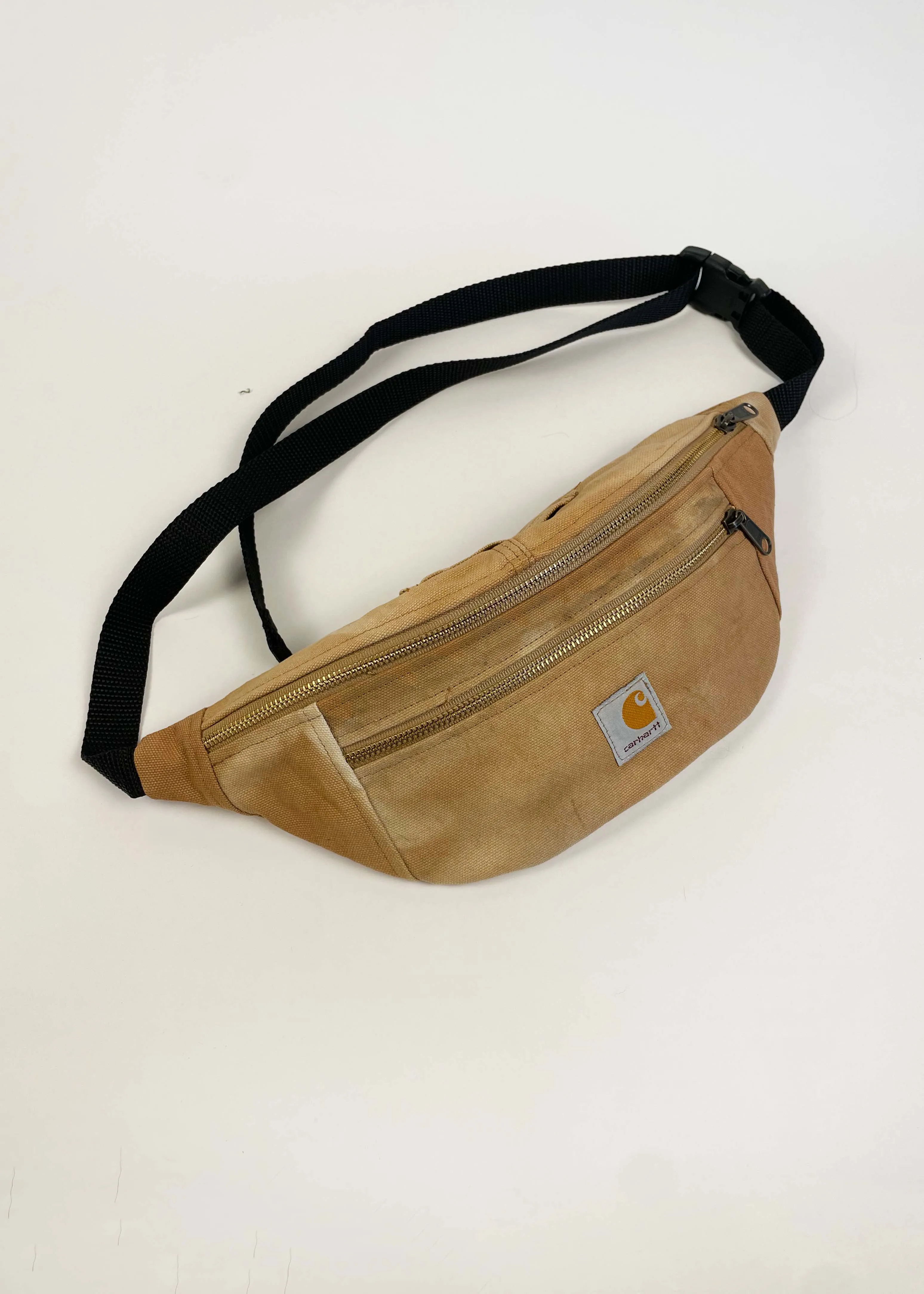 Tan  Reworked Carhartt Sling Bag