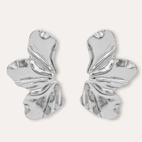 TFC Bling Blossom Silver Plated Stud Earrings