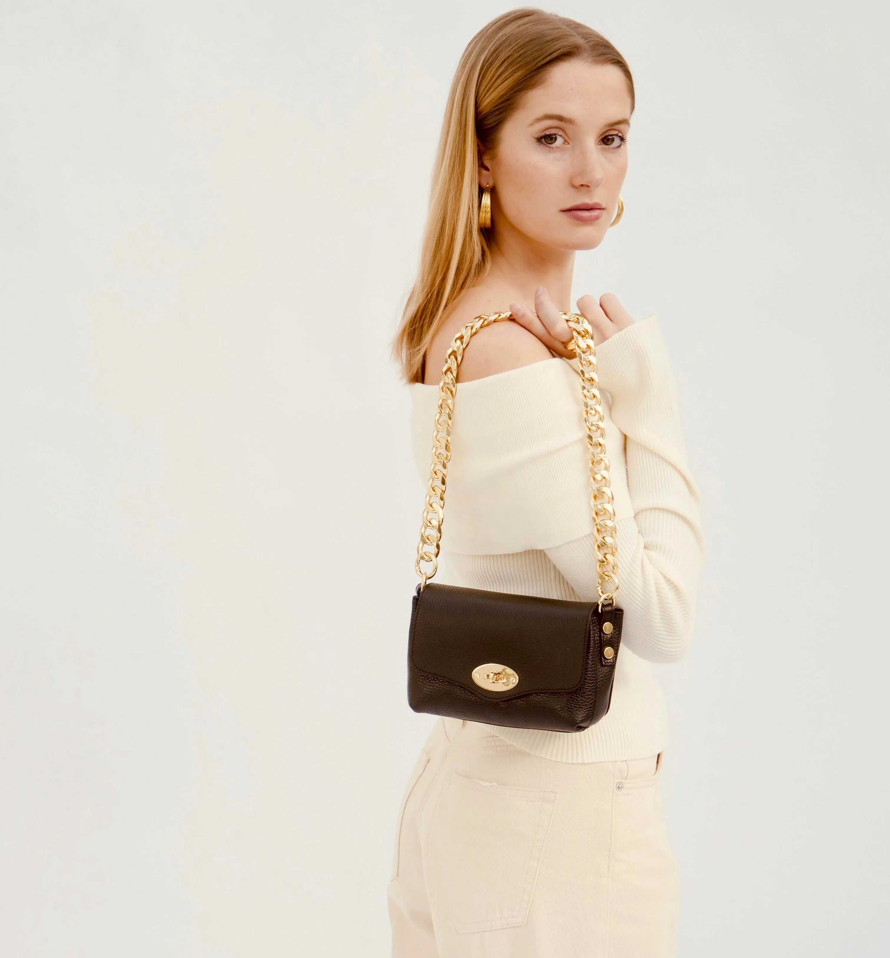 The Maddie Chocolate Leather Bag