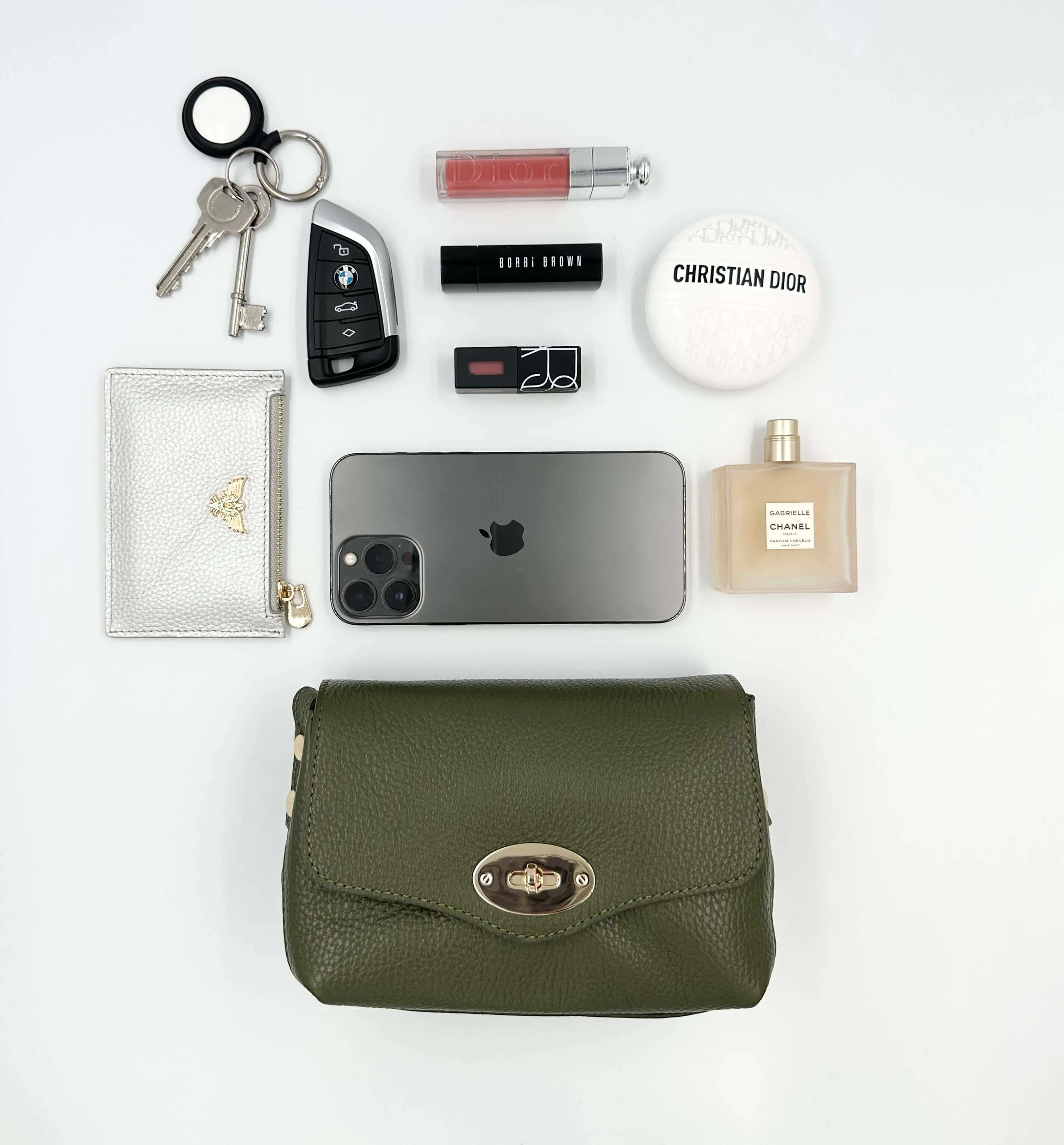 The Maddie Olive Leather Bag