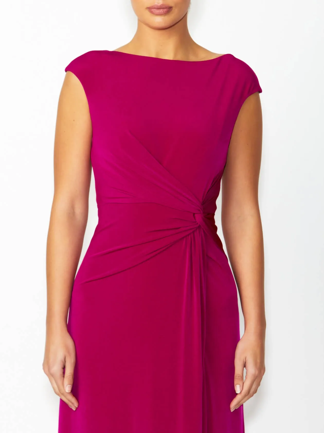 Tiffany Fuchsia Jersey Gown