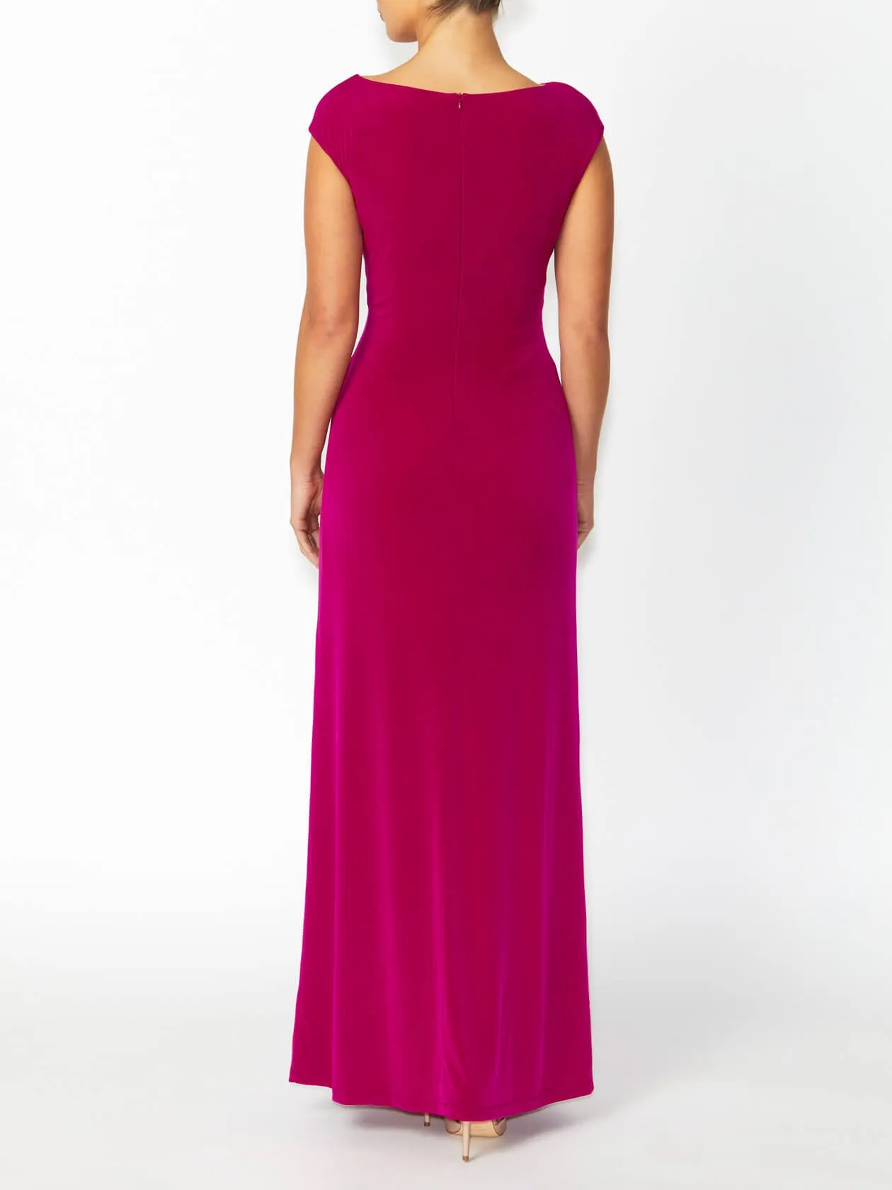 Tiffany Fuchsia Jersey Gown