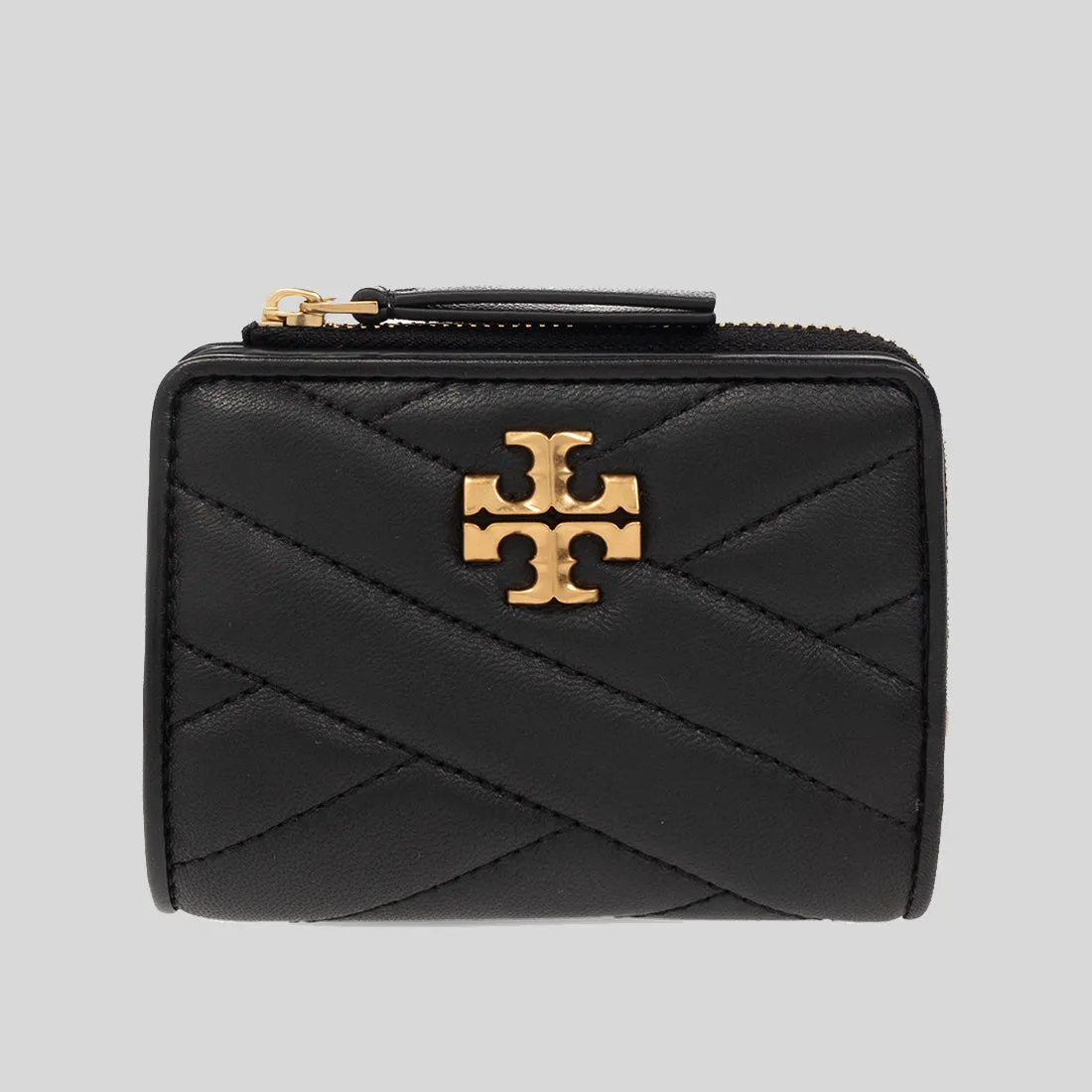 Tory Burch Kira Chevron Bifold Wallet Black 153121