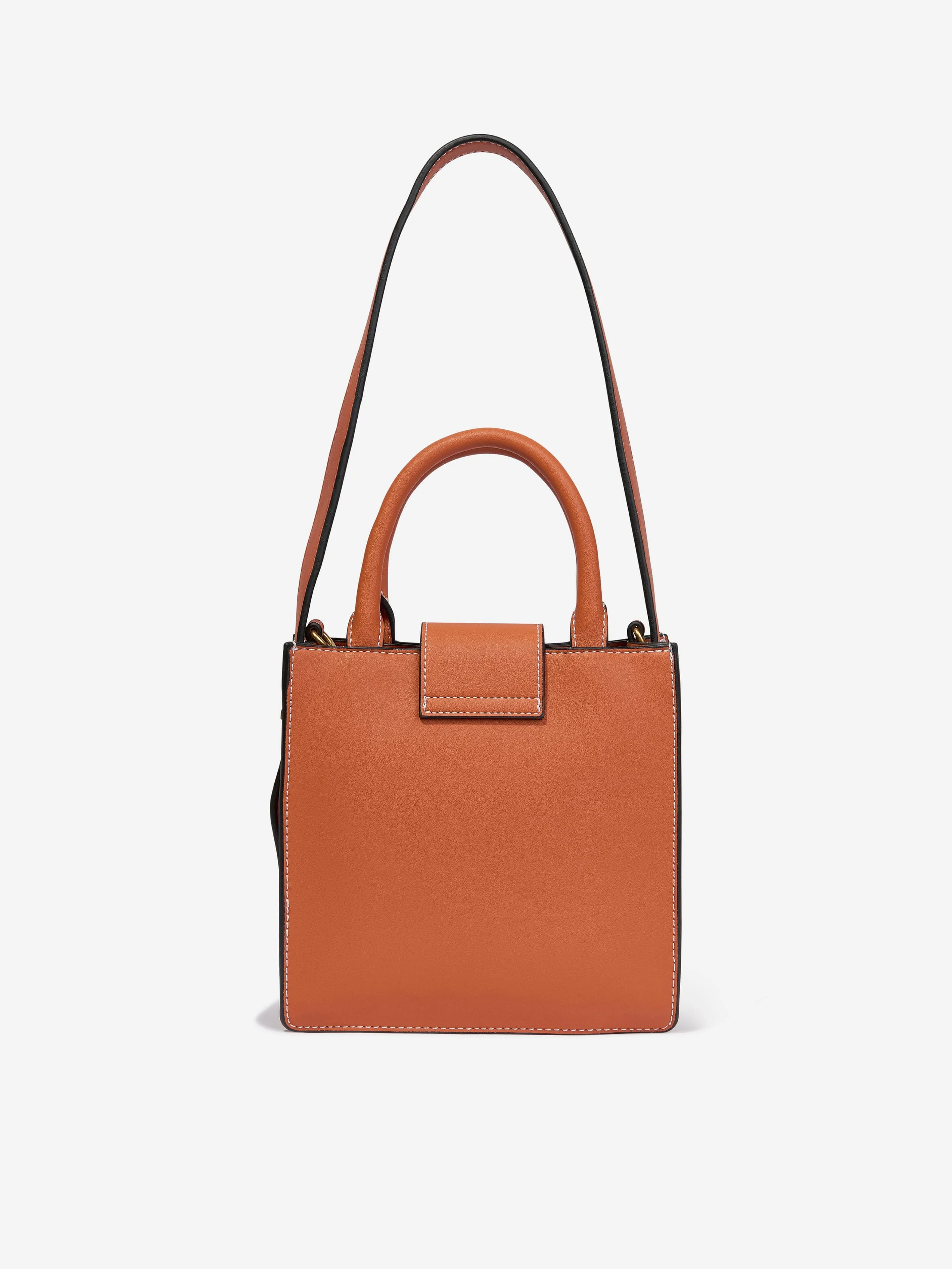 Valentino Girls Frosty Shopping Bag in Orange (W:19cm)