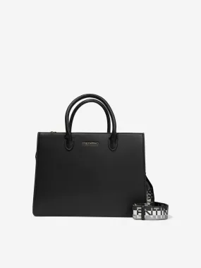 Valentino Girls Zermatt Shopping Bag in Black (W:34cm)