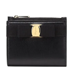 Vara Bow Compact Wallet Black