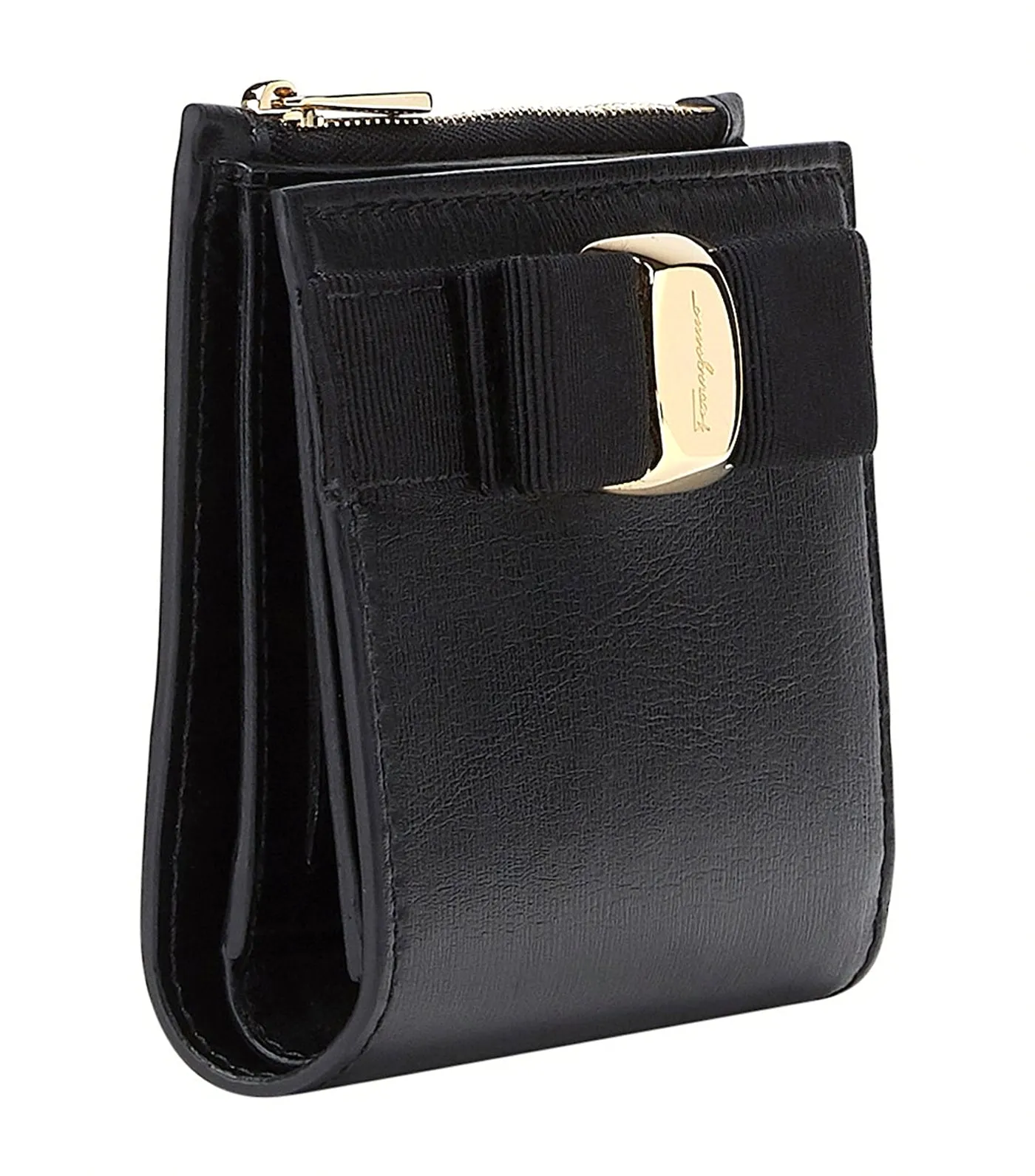 Vara Bow Compact Wallet Black