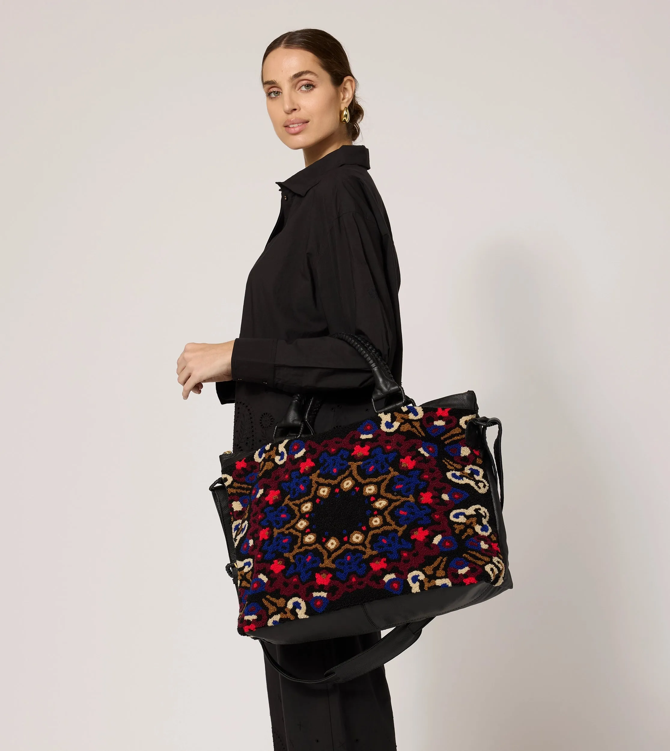 Venezia Weekender | Black Multi