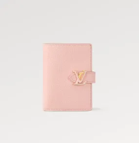 VERTICAL COMPACT WALLET PINK CAPUCINES