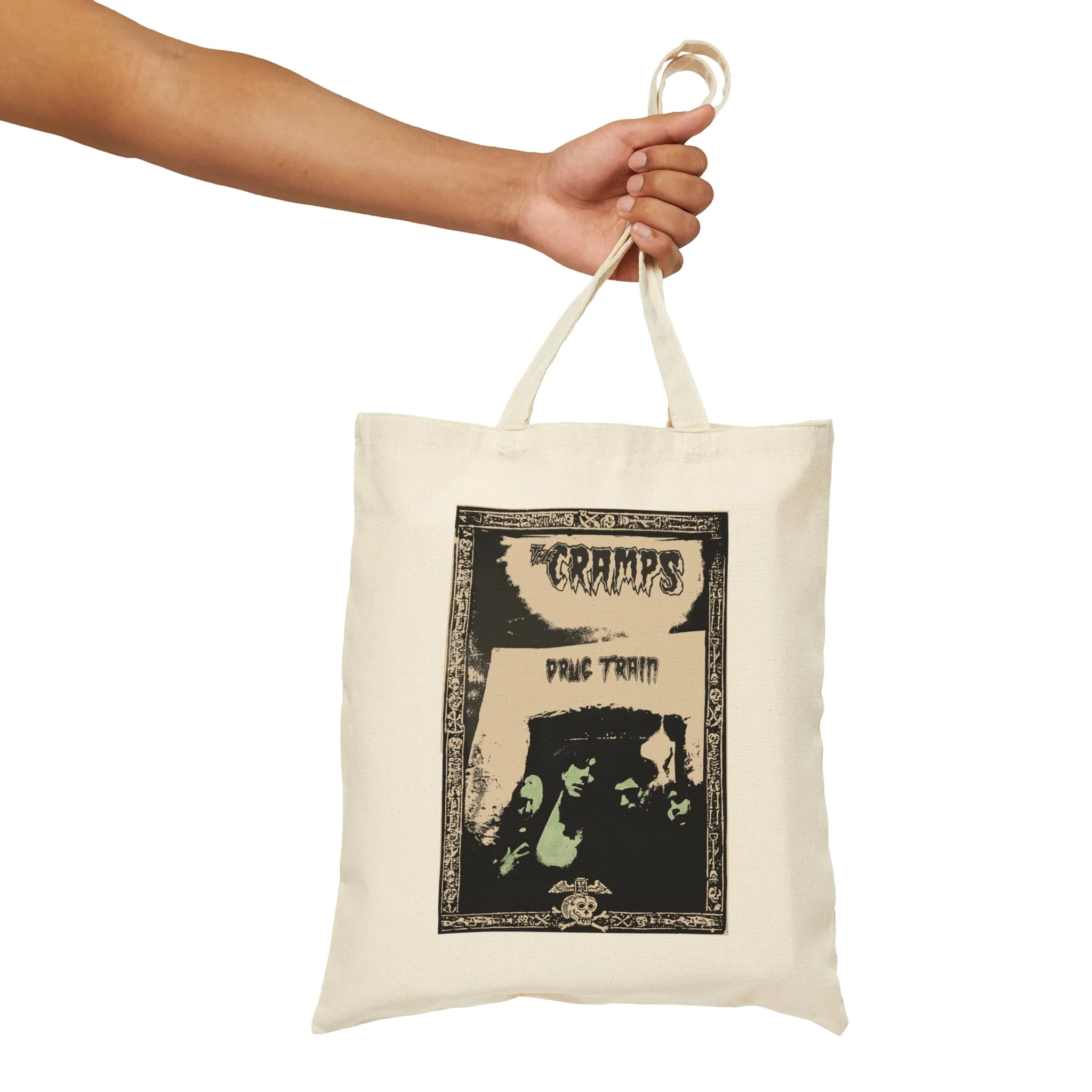 Vintage Look The Cramps- Drug Train  Tote bag