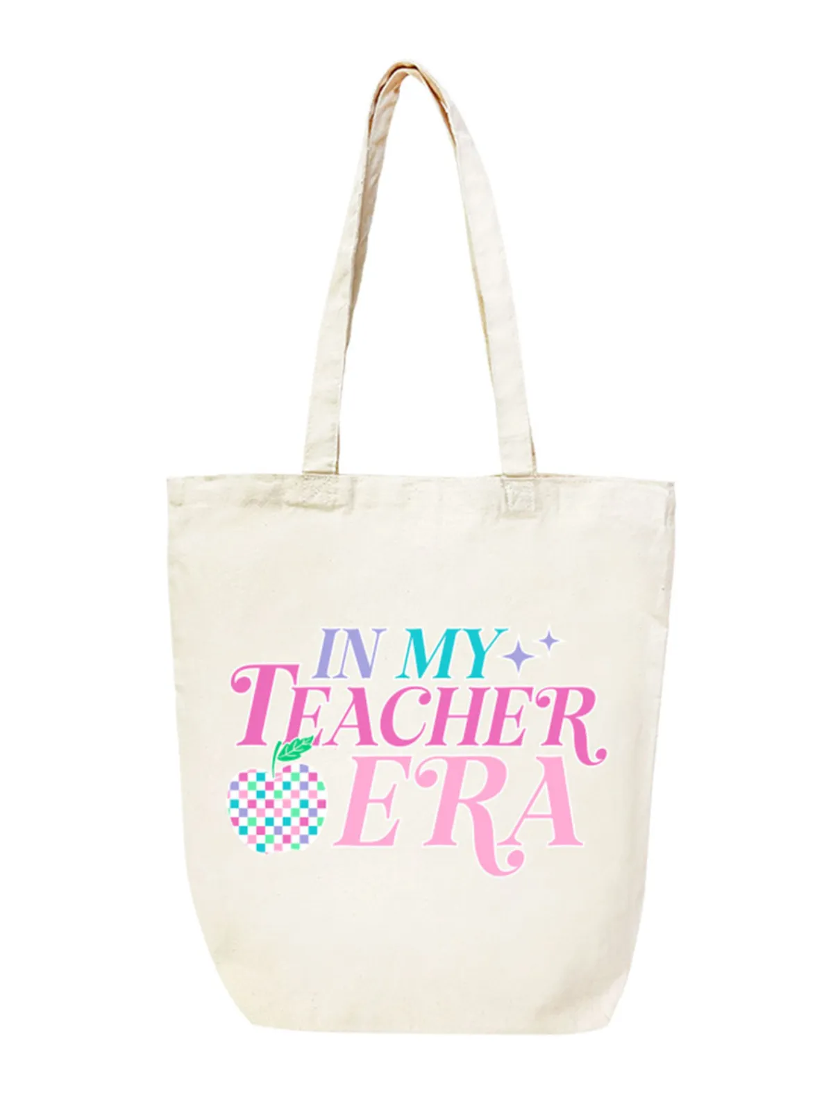 Viv & Lou In My Teacher Era Canvas Tote