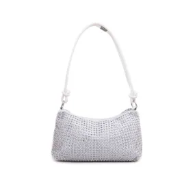 White Formal Shoulder Bag P36116