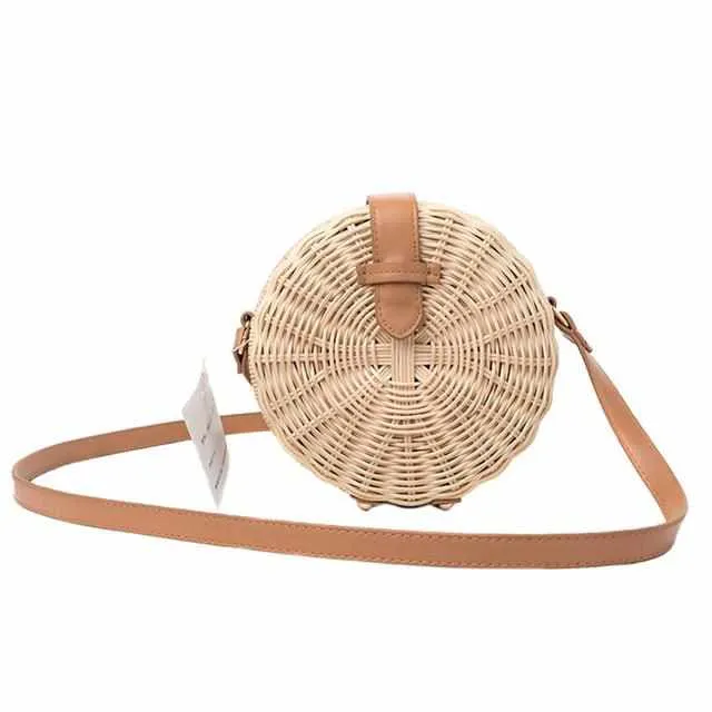 Women Straw Crossbody Bag