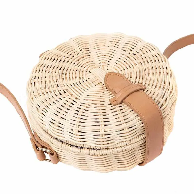 Women Straw Crossbody Bag