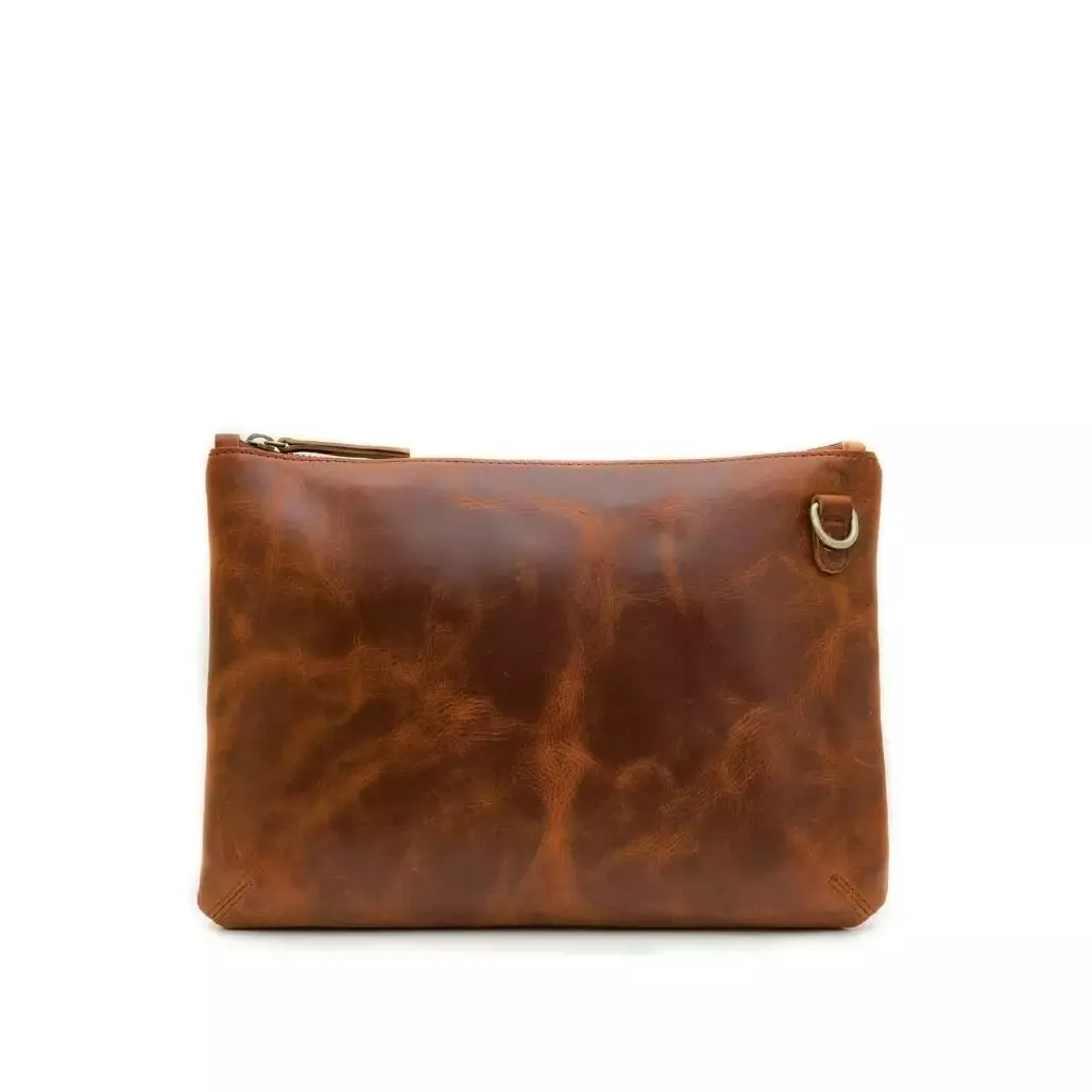 Zemp Amsterdam Sling Cross Body Bag (M) | Chestnut